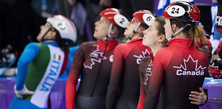 Canadian Women's 3,000m Short-track Relay Team