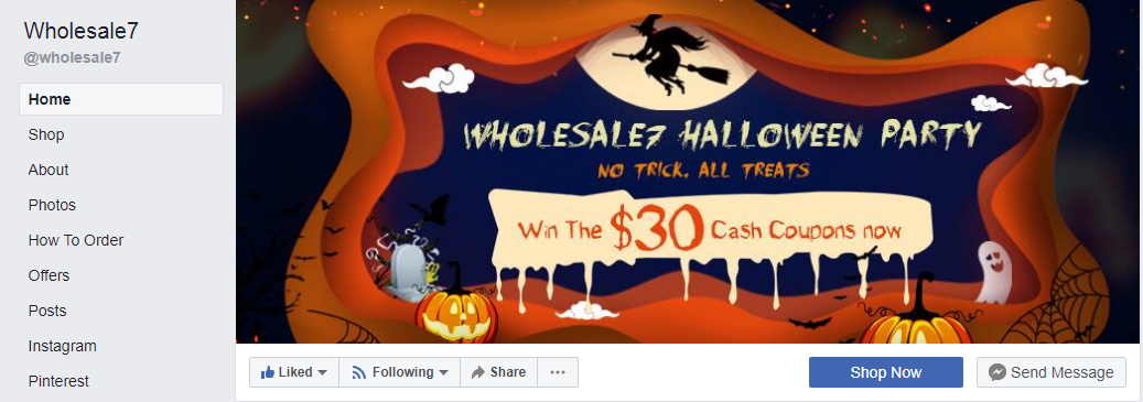 Wholesale7 Facebook