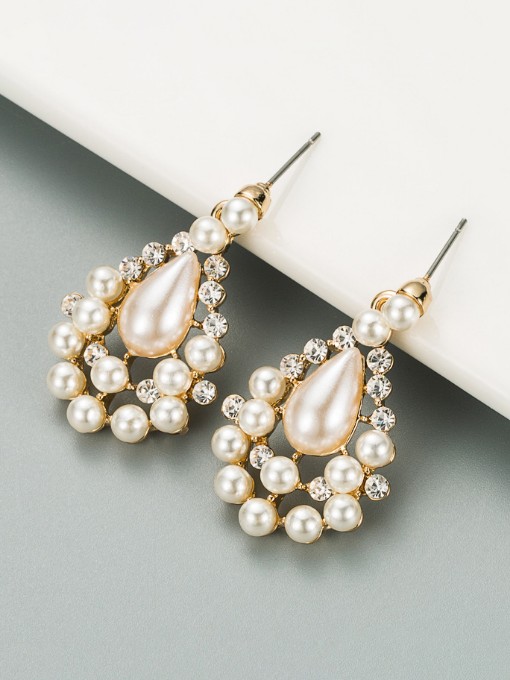 Stylish Versatile Faux-Pearl Earrings For Women
