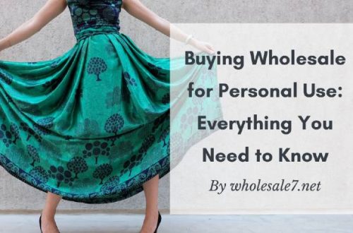 buying wholesale for personal use