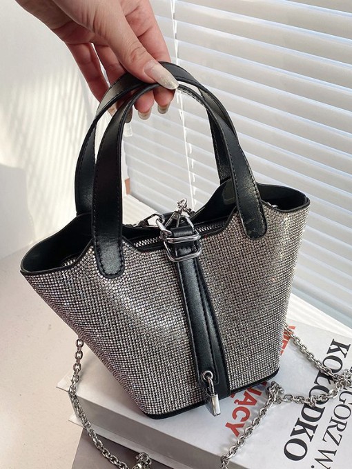 Fashion Rhinestone Chain Handbags For Women